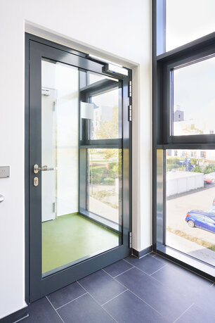 Brandschutztür aus Aluminium
